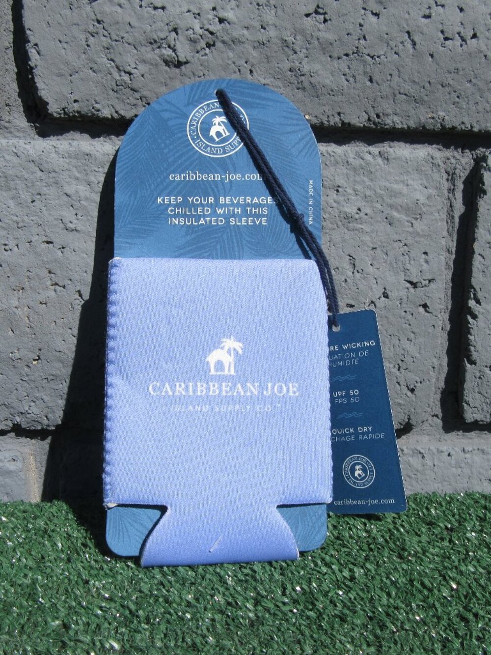 Brand New Caribbean Joe Blue Drink Insulated Sleeve Coozie Koozie Holder
